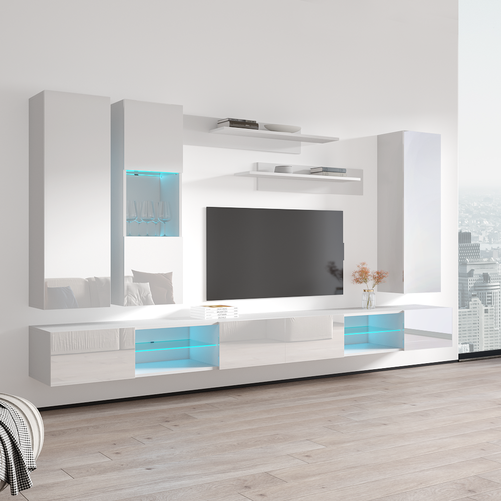 Fly E 33TV Floating Entertainment Center - Meble Furniture