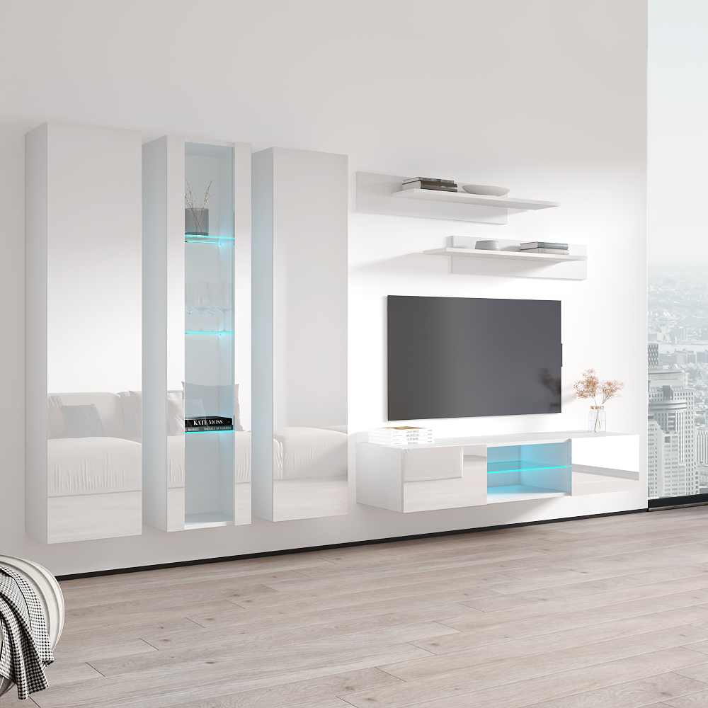 Fly C 33TV Floating Entertainment Center - Meble Furniture