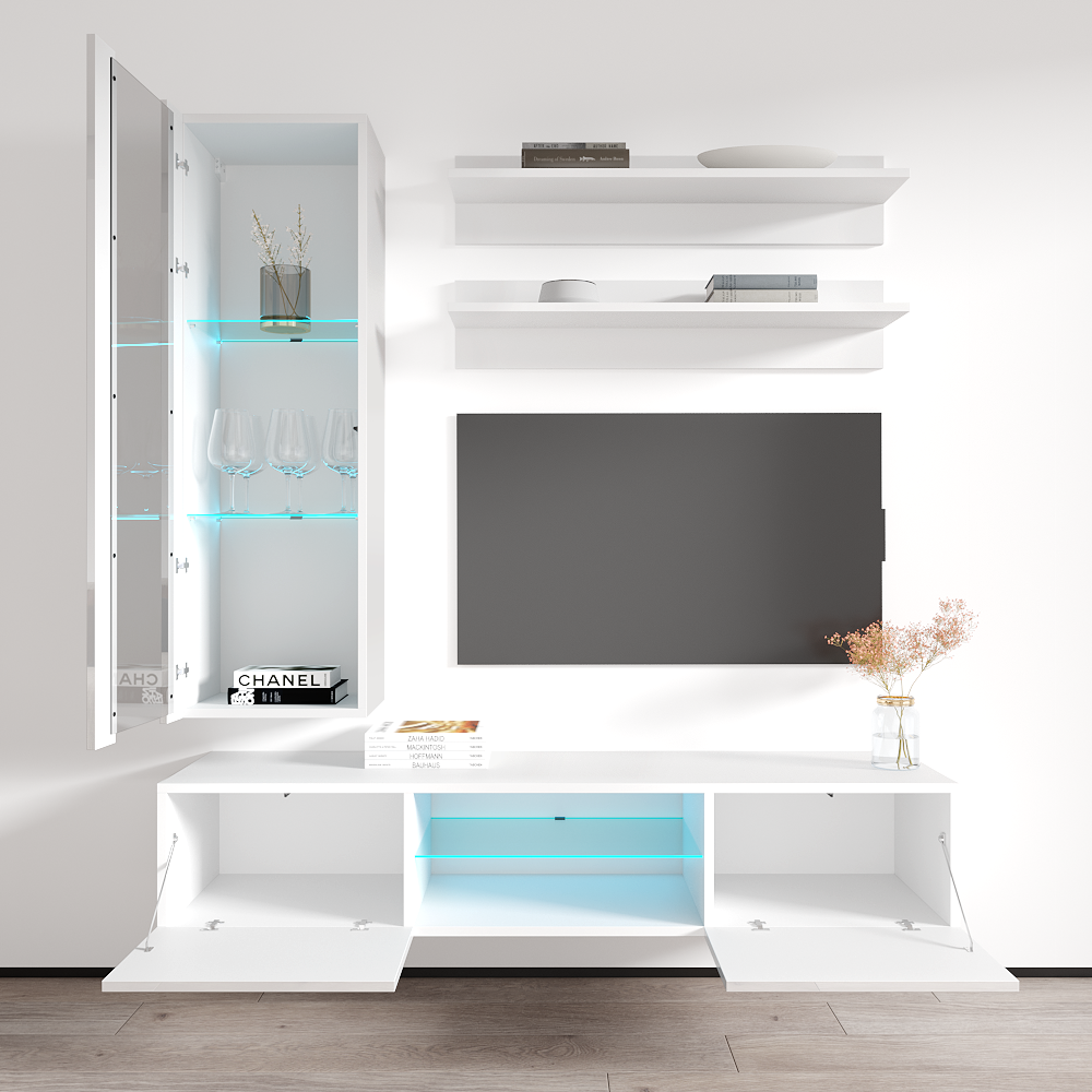 Fly H 33TV Floating Entertainment Center - Meble Furniture