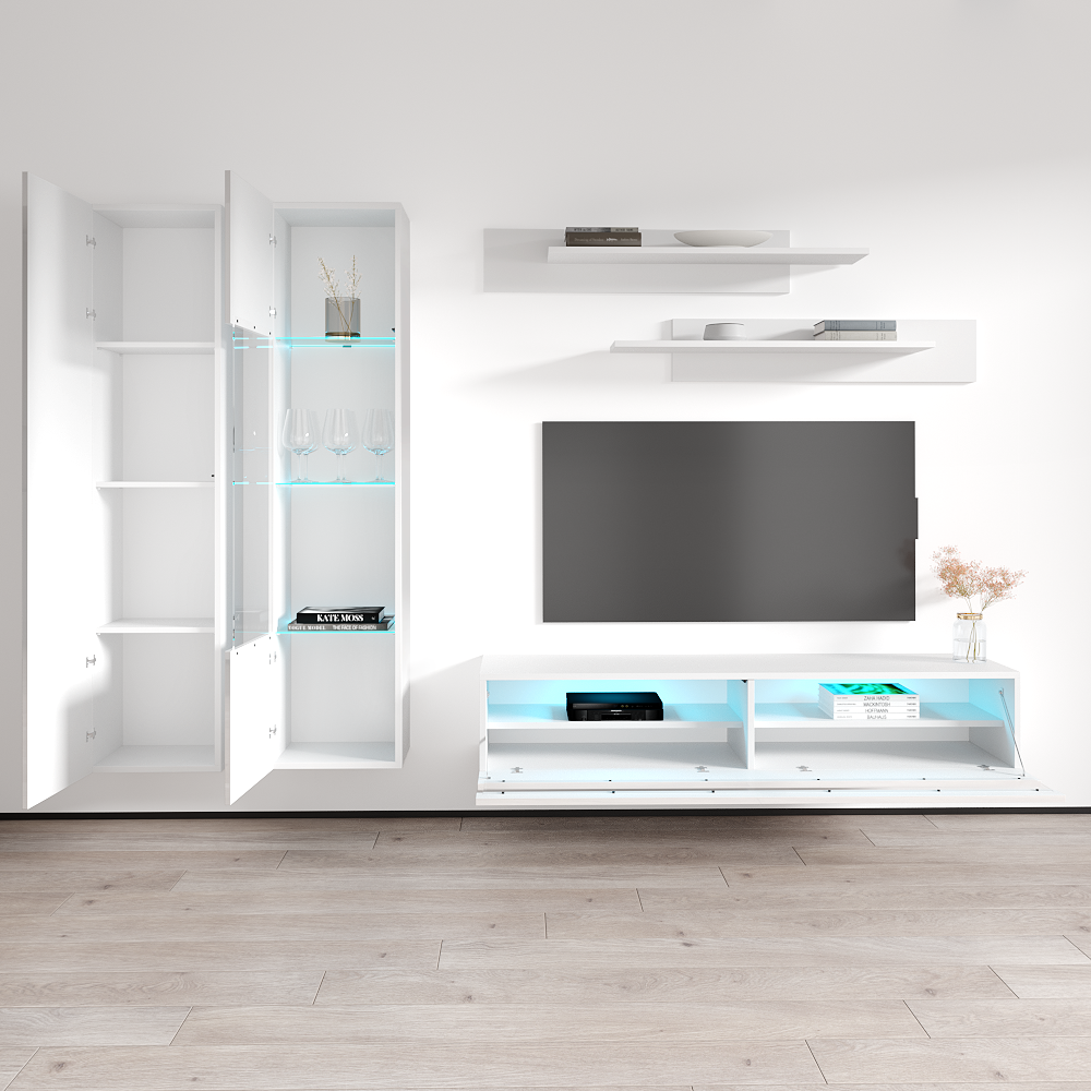 Fly A 35TV Floating Entertainment Center - Meble Furniture