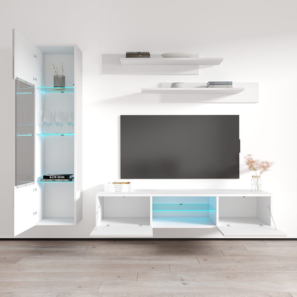 Fly G 33TV Floating Entertainment Center - Meble Furniture
