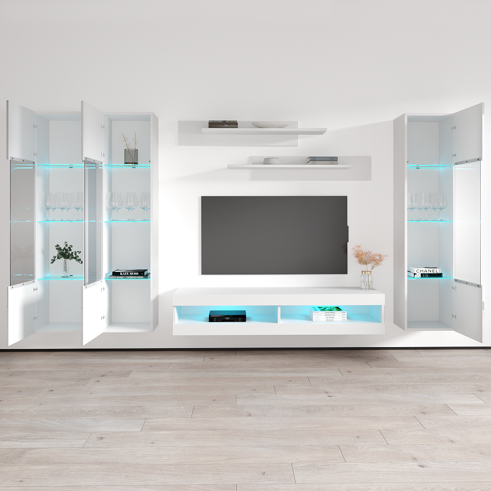 Fly C 34TV Floating Entertainment Center - Meble Furniture