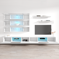 Fly J 33TV Floating Entertainment Center, White, photo 14 of 14
