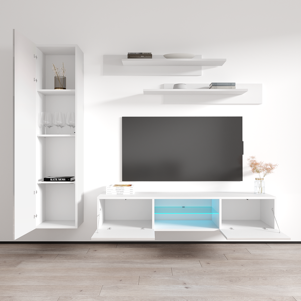 Fly G 33TV Floating Entertainment Center - Meble Furniture