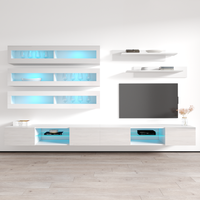 Fly J 33TV Floating Entertainment Center, White, photo 6 of 14
