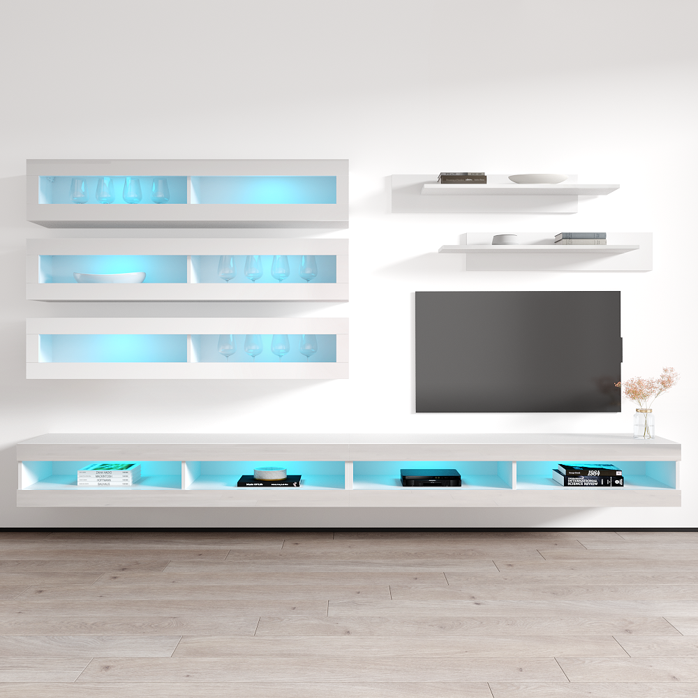 Fly J 34TV Floating Entertainment Center - Meble Furniture