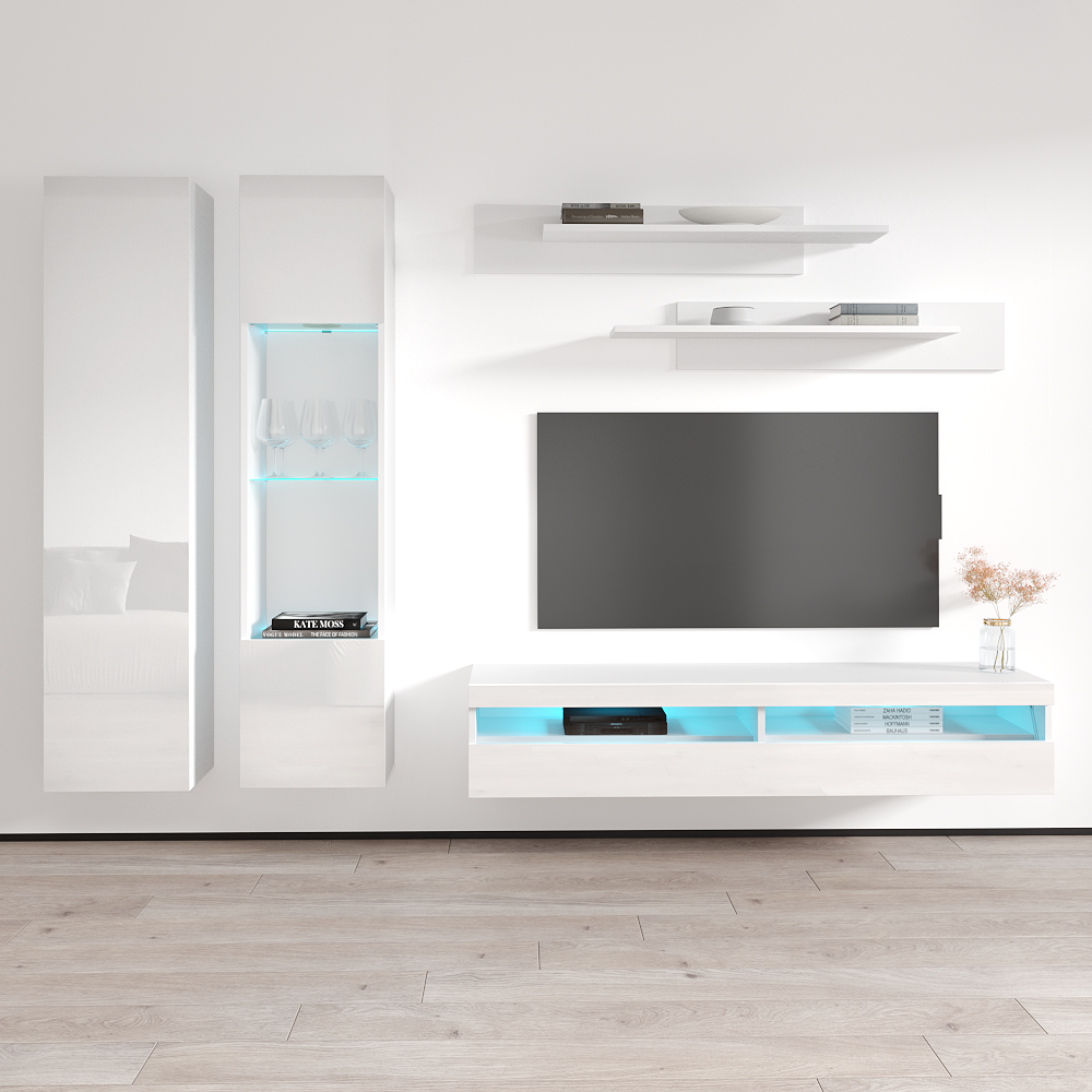 Fly A 35TV Floating Entertainment Center - Meble Furniture