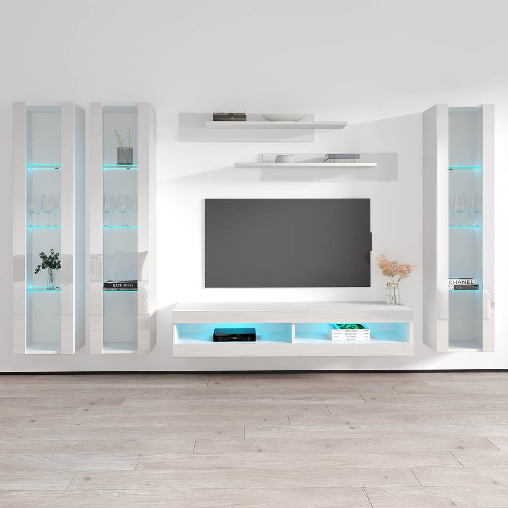 Fly C 34TV Floating Entertainment Center - Meble Furniture