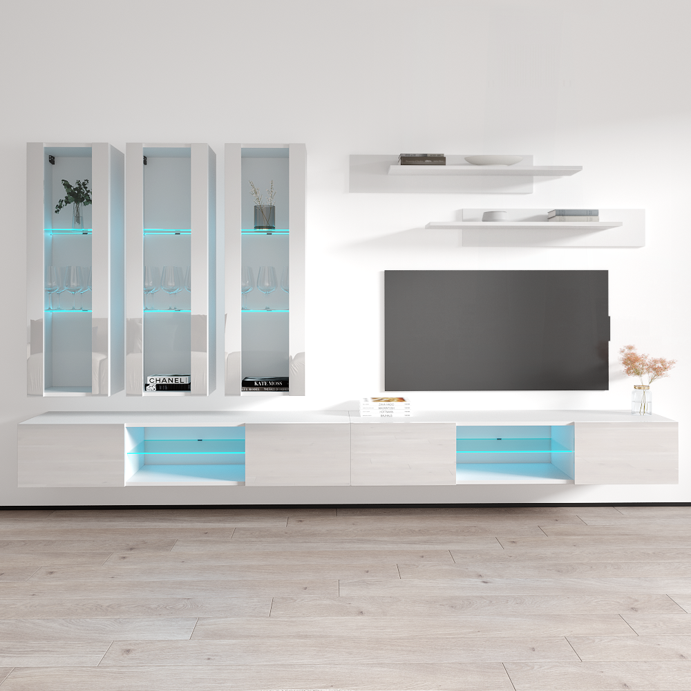 Fly E 33TV Floating Entertainment Center - Meble Furniture